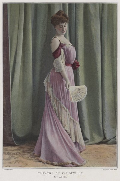 Mademoiselle Avril, actriz francesa de Reutlinger Studio
